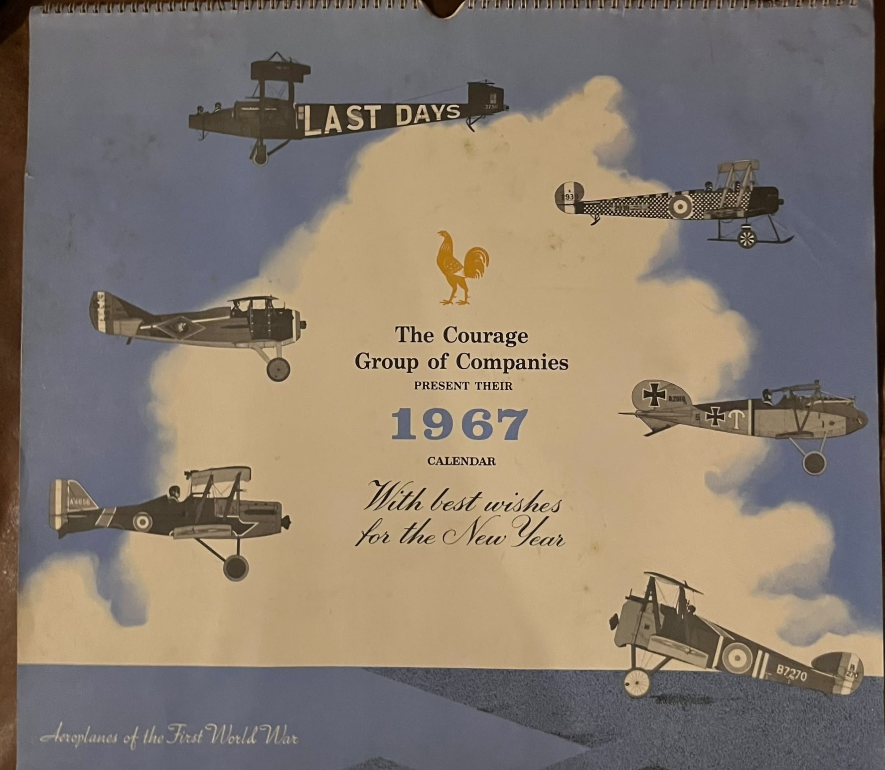 Courage Group Annual Calendar 1967