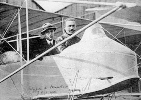 Georges Nelis (right), 1912